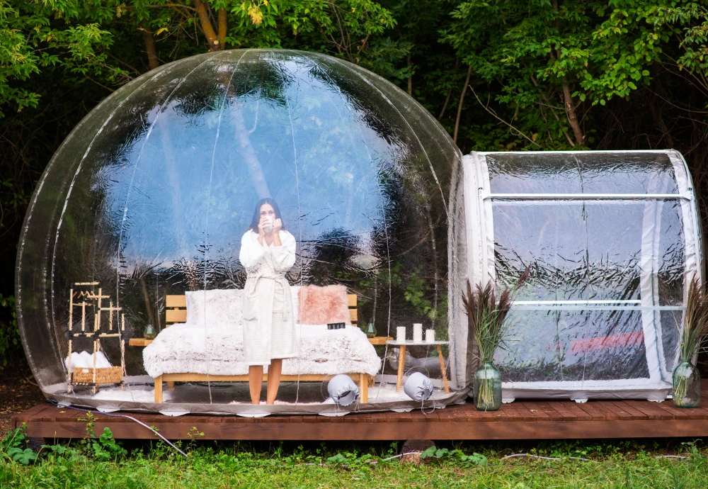 bubble tent party